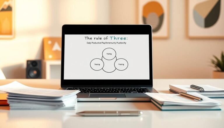 The Rule of Three: Daily Productivity Blueprint