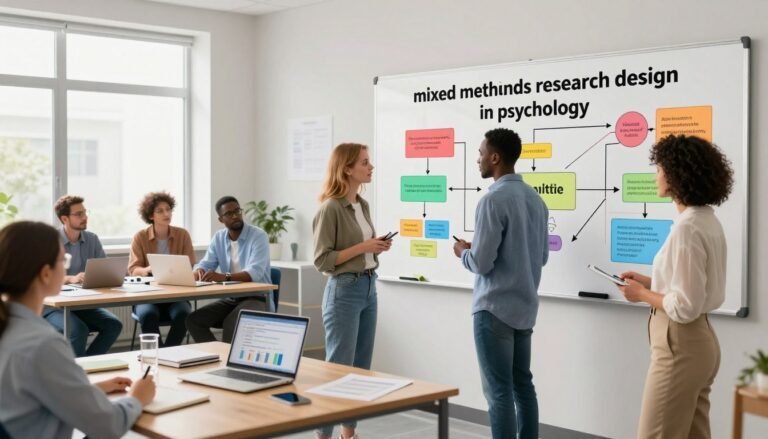 mixed methods research design in psychology