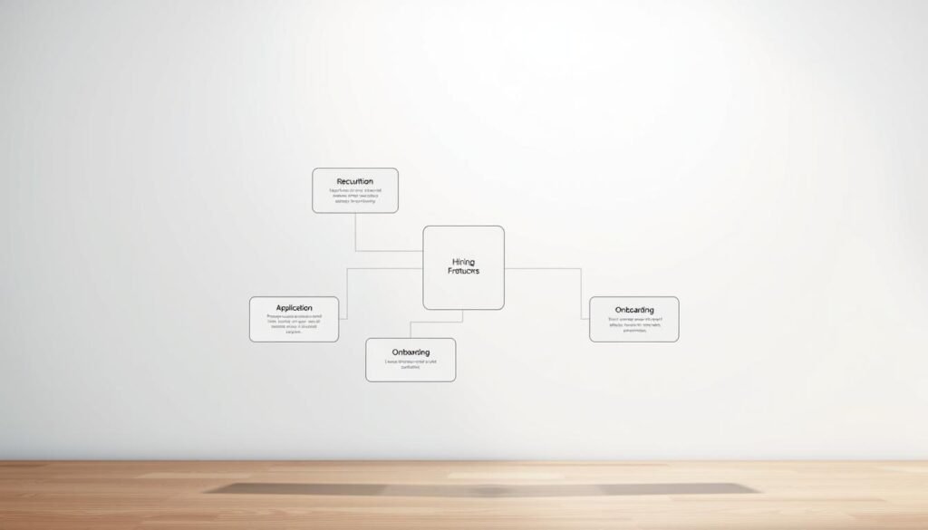 A thoughtfully designed, visually appealing evaluation framework floating against a clean, minimalist background. In the foreground, a series of connected modules representing key accessible hiring protocols - recruitment, application, interview, onboarding - rendered in a sleek, diagrammatic style with clean lines and muted colors. The middle ground features a subtle grid or data visualization hinting at the framework's analytical capabilities, while the background is bathed in soft, diffused lighting, creating a sense of depth and professionalism. The overall impression conveys a comprehensive, well-structured approach to inclusive hiring, ready to be integrated into the article's section on building a foundation for equitable recruitment. A thoughtfully designed, visually appealing evaluation framework floating against a clean, minimalist background. In the foreground, a series of connected modules representing key accessible hiring protocols - recruitment, application, interview, onboarding - rendered in a sleek, diagrammatic style with clean lines and muted colors. The middle ground features a subtle grid or data visualization hinting at the framework's analytical capabilities, while the background is bathed in soft, diffused lighting, creating a sense of depth and professionalism. The overall impression conveys a comprehensive, well-structured approach to inclusive hiring, ready to be integrated into the article's section on building a foundation for equitable recruitment.