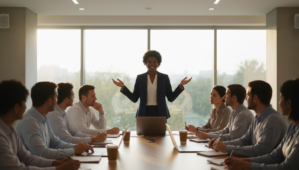 charismatic leadership body language